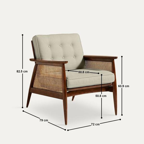C34 (Solid Wood Cane Chair)