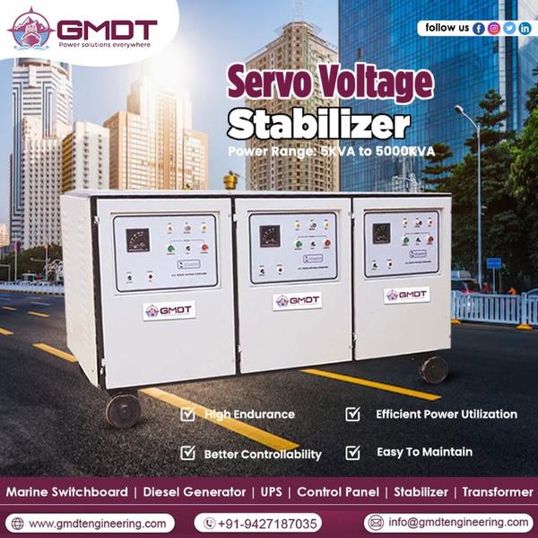 ⚡ Servo Voltage Stabilizers in UAE | Reliable Power Protection by GMDT EngineeringLooking for a servo voltage stabilizer supplier in the UAE that truly understands local power conditions and industrial demands?GMDT Engineering supplies high-performance servo voltage stabilizers trusted across Dubai, Abu Dhabi, Sharjah, Ajman, Ras Al Khaimah, Fujairah, and industrial free zones 🇦🇪.Engineered for wide voltage fluctuations, continuous duty, and extreme Gulf temperatures, our servo stabilizers ensure stable, clean voltage for critical equipment—day and night.🔌 Why UAE Industries Trust GMDT Servo Voltage Stabilizers⚙️ Precise voltage correction for sensitive & heavy loads⚡ Smooth, ripple-free output even during severe fluctuations🌡️ Designed for high ambient temperatures & dusty conditions🛡️ Protection against over-voltage, under-voltage & surges🔇 Low-noise, energy-efficient operation🧪 Manufactured as per IEC & international standards🌍 Export-quality build for long service life🔧 Technical Highlights🌀 Single-phase & three-phase servo stabilizers⚡ Wide input voltage range (customizable)🎯 Output accuracy ±1% to ±2%🧲 Copper wound servo motors & transformers❄️ Air-cooled / oil-cooled options🔒 Built-in protections: overload, short-circuit & thermal📦 Indoor & outdoor IP-rated enclosures🏭 Applications Across the UAE🏢 Commercial Buildings & Office Towers🏭 Manufacturing & Industrial Plants🏨 Hotels, Malls & Hospitality Projects🏥 Hospitals & Medical Equipment⚡ Data Centers & IT Infrastructure🏗️ Construction Sites & Heavy Machinery🛢️ Oil & Gas Facilities🌍 Why Choose GMDT Engineering in the UAE🚛 Fast delivery with complete export documentation🧪 100% tested units before dispatch🔧 Custom-designed stabilizers for site-specific needs🌡️ Proven performance in Gulf climate conditions🤝 Trusted by EPC contractors, consultants & industries📞 Contact GMDT Engineering – Servo Voltage Stabilizer Supplier in UAE📧 Email: svs@gmdtengineering.com📱 Mobile: +91-9909939829