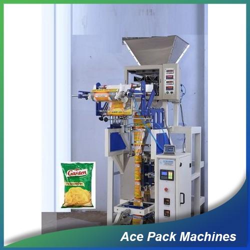 Chute Type Weigh Filling FFS Machine for Snacks, Grocery items | Acepack Machine Coimbatore