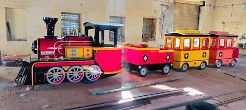 IRON ELECTRIC TRACKLESS KIDS TRAIN MANUFACTURER
Technical Specifications
Vehicle Model: WATTMAN TRAIN
Brand: YAAN WORLD
Number of Bogies: 3
Material: Iron
Power: 1500 kW
Voltage: 48V
Running Time: 60–70 KM / Charge
Battery Charge Time: 4–5 Hours
Capacity: 18 Persons / 1000 KG
Engine Dimensions:
Length: 9 ft
Width: 4 ft
Height: 6.5 ft
Design: By YAAN WORLD
Customization: Available
Condition: New Only
Country of Origin: India
IRON ELECTRIC TRACKLESS KIDS TRAIN – YAAN WORLD, NARODA, AHMEDABAD
YAAN WORLD is a trusted Iron Electric Trackless Kids Train Manufacturer based in Naroda, Ahmedabad, Gujarat, India. We specialize in designing and manufacturing high-quality, safe, and durable electric trackless kids trains suitable for amusement parks, shopping malls, resorts, zoos, gardens, exhibitions, and public attractions.
Our iron electric trackless kids trains are manufactured using strong iron material, advanced safety controlling systems, and reliable battery-operated technology to ensure smooth performance, long running time, and low maintenance. Each train is designed with a multi-bogie turning system for easy movement and safe operation, making it ideal for children and family rides.
YAAN WORLD offers fully customized electric trackless kids trains in terms of design, color, capacity, and branding as per client requirements. Our products are eco-friendly, noise-free, and cost-effective, helping businesses attract more visitors and increase revenue.
With modern manufacturing facilities in Ahmedabad and a skilled technical team, YAAN WORLD supplies iron electric trackless kids trains across Gujarat and all over India. We are committed to quality, timely delivery, and excellent after-sales support. Choose YAAN WORLD for reliable, Made in India electric trackless kids train solutions.