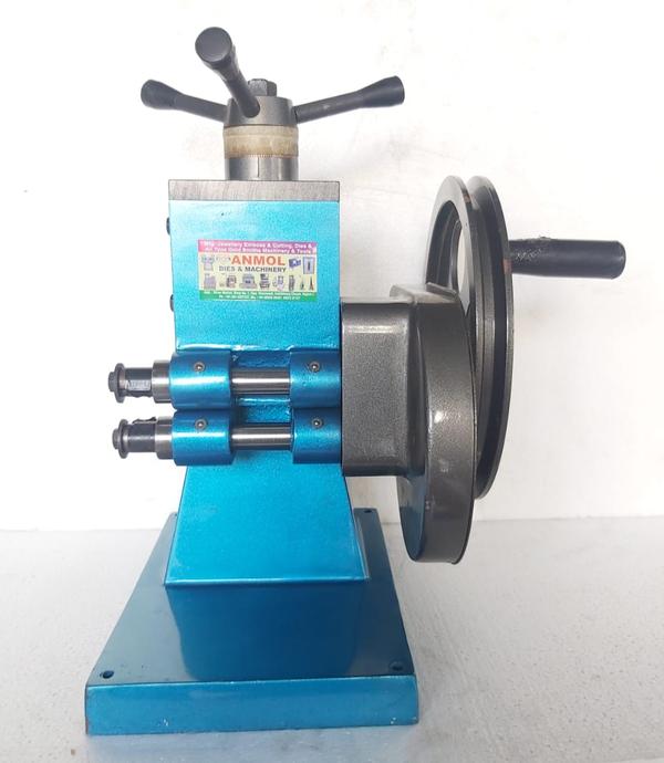 Jewellery Bangle & Ring Grooving Machine – Premium Model (Hand Operated)
By Anmol Dies & Machinery, Rajkot
The Jewellery Bangle & Ring Grooving Machine – Premium Hand Operated Model from Anmol Dies & Machinery, Rajkot is specially designed for jewellery manufacturers and artisans who require high-precision grooving with complete manual control. This machine is ideal for producing smooth, accurate, and uniform grooves on bangles and rings with superior finish quality.
Built with heavy-duty materials and precision engineering, this hand-operated grooving machine ensures long service life, low maintenance, and consistent performance. Its manual operation allows craftsmen to achieve fine detailing and customized groove designs, making it perfect for both traditional and modern jewellery manufacturing.
Hand Operated Precision Control for accurate and detailed grooving
Premium Build Quality with robust and durable construction
Smooth & Consistent Grooving for bangles and rings
Adjustable Settings for various sizes and thicknesses
Low Maintenance & Long-Lasting Performance
User-Friendly Design suitable for continuous workshop use

Gold, silver, brass, and other non-ferrous jewellery metals
Bangle and ring manufacturing units
Custom jewellery design and repair workshops
Why Choose Anmol Dies & Machinery, Rajkot?
Trusted jewellery machinery manufacturer
Precision-engineered tools made in India
Reliable performance with professional finishing results
Enhance your jewellery craftsmanship with precision and control using the Premium Hand Operated Bangle & Ring Grooving Machine by Anmol Dies & Machinery, Rajkot.
#JewelleryGroovingMachine
#BangleGroovingMachine
#RingGroovingMachine
#HandOperatedJewelleryMachine
#AnmolDiesAndMachinery
#JewelleryMachineRajkot
#JewelleryManufacturing
#GoldJewelleryTools
#PremiumJewelleryMachine