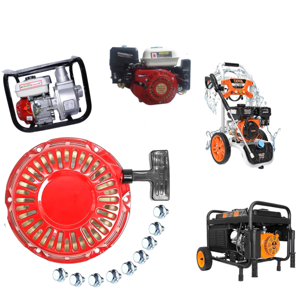 Starter Pulley 168F for Recoil Starter (5.5–6.5 HP Petrol Engine)