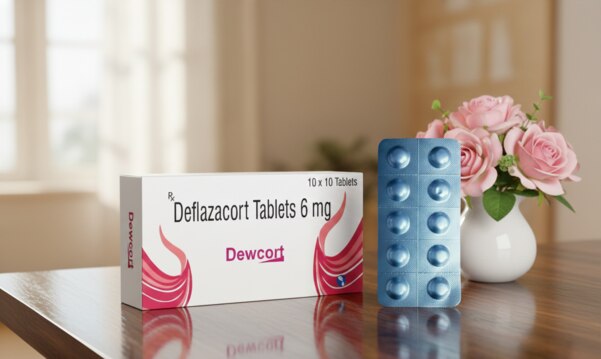 Dewcort Deflazacort Tablets 6 mg are prescription corticosteroid medications used to reduce inflammation and suppress immune responses in a variety of medical conditions. They are commonly prescribed for allergic disorders, autoimmune diseases, inflammatory conditions, and certain muscle and joint disorders.Deflazacort helps relieve symptoms such as swelling, pain, redness, and allergic reactions by decreasing the body’s inflammatory response. Compared to some other corticosteroids, it is often chosen for its relatively favorable safety profile when used as directed.