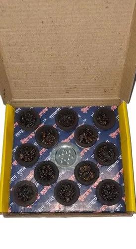 Sambrani Dhoop Cup is a traditional incense product made from natural resins, herbs, and aromatic ingredients that release a rich, soothing fragrance when burned. Commonly used in homes, temples, and during religious rituals, it creates a pure and peaceful atmosphere ideal for pooja, meditation, and spiritual practices.