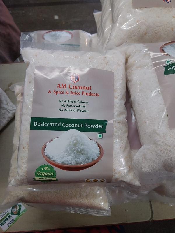 AM Desiccated Coconut Powder is a premium-quality, finely processed coconut product made from carefully selected fresh coconuts to deliver authentic coconut flavor, natural aroma, and superior taste. Hygienically prepared using advanced drying and grinding techniques, this natural powder retains the goodness of coconut while ensuring long shelf life without compromising freshness. Free from artificial colors, preservatives, and additives, AM Desiccated Coconut Powder is a healthy and versatile ingredient ideal for sweets, bakery items, curries, chutneys, confectionery, snacks, and traditional recipes. Its fine texture blends easily, enhancing flavor and richness in every dish. Packed in food-grade, moisture-resistant packaging, it ensures purity, safety, and consistent quality. Tasty, nutritious, and convenient to use, AM Desiccated Coconut Powder stands out as one of the best products for homes, hotels, bakeries, and food industries seeking natural coconut goodness with reliable quality.