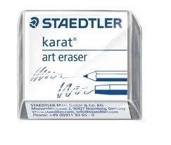 Staedtler Kneadable Art Eraser
The Staedtler Kneadable Art Eraser is a special-purpose cleaning eraser designed for artists, designers, and illustrators. It easily lifts and removes traces of pastel, graphite, and charcoal without smudging, making it perfect for fine corrections and shading adjustments. Its ultra-pliable, smooth, and soft texture allows easy kneading into any shape, providing precise control over erasing areas. Additionally, it is highly absorbent, ensuring a clean and residue-free finish on various drawing surfaces.
Kneadable & Pliable - Easily moldable for precise corrections
Smudge-Free Erasing - Removes pastel, graphite, and charcoal without leaving streaks
High Absorbency - Lifts off dirt, dust, and pigment effectively
Multi-Purpose Use - Ideal for correcting, lightening, and refining sketches
Soft & Smooth Texture - Allows effortless blending and shading adjustments
Dry Powder Cleaning - Absorbs graphite and dirt, keeping artwork clean
Block Shape - Enables different widths for fine or broad erasing areas
Country of Origin: Germany