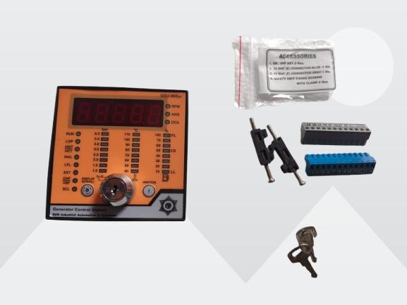 ITEM : GENSET CONTROLLER / MAKE:  / MODEL : GSU 905 DX-V2NC / PART NO:  / WEIGHT : 460 GRAMS / PSC: S57 / PCC: BGOO X 0126