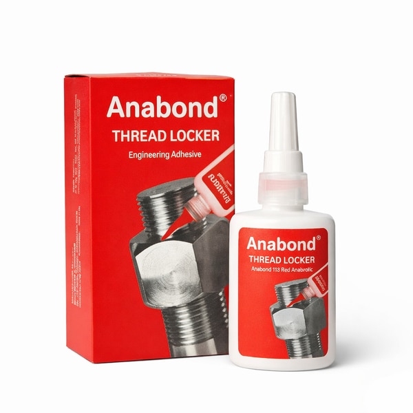 Anabond 112 Red Anaerobic Thread Locker | High Strength Thread Locking Adhesive | 50 ml