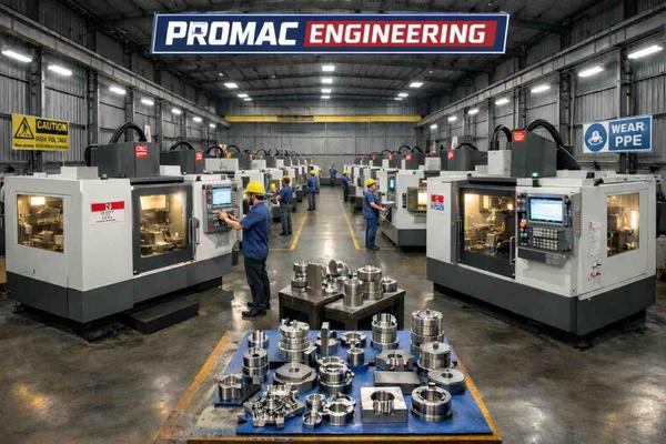 Promac Engineering is a trusted name in precision VMC machining, delivering high-quality machined components to a wide range of industrial sectors. We specialize in all types of VMC machining work, supporting customers from prototype development to batch and mass production with consistent quality and on-time delivery.With a strong focus on accuracy, reliability, and customer satisfaction, Promac Engineering has built long-term relationships with clients who demand tight tolerances, superior surface finish, and dependable service. Our facility is equipped with modern Vertical Machining Centers (VMC) and supported by skilled machinists and engineers who understand complex drawings and critical machining requirements.Who We Are;We are a customer-centric machining company committed to transforming raw materials into precision-engineered components. By combining advanced CNC technology, proven machining processes, and strict quality control, we ensure every part meets the required specifications and industry standards.* What We DoPrecision VMC machining servicesCNC milling for complex and high-accuracy components.Prototype, low-volume, and high-volume production.Custom machining as per customer drawings and samples.Machining of aluminium, mild steel, stainless steel, alloy steel, brass, and engineering plastics.Drilling, tapping, boring, contour milling, and pocketing operations.Our StrengthsAdvanced VMC machines for consistent accuracy.Skilled technical team with hands-on industry experience.Ability to handle complex profiles and tight tolerances.Strict in-process and final quality inspection.Competitive pricing with reliable lead times.Our Vision:To be a preferred VMC machining partner by delivering precision, quality, and value through continuous improvement, modern technology, and ethical business practices.Our Mission:Deliver defect-free machined components.Maintain high standards of machining accuracy.Build long-term partnerships with customers.Continuously upgrade skills, machines, and processes.Industries We Serve •Automotive • Engineering & Manufacturing • Industrial Equipment • Electrical & Electronics  • Automation • General Mechanical Industries