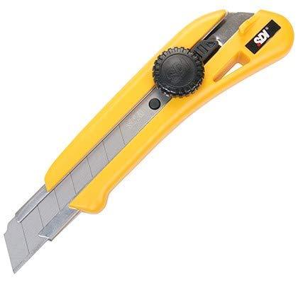 SDI Cutter Knife 3051C, 18MM Heavy Duty Screw Lock Cutter Knife
Screw lockinjg system can withstand up to 20kg pressure
Heavy duty cutter
Ergonomic design
Long Life