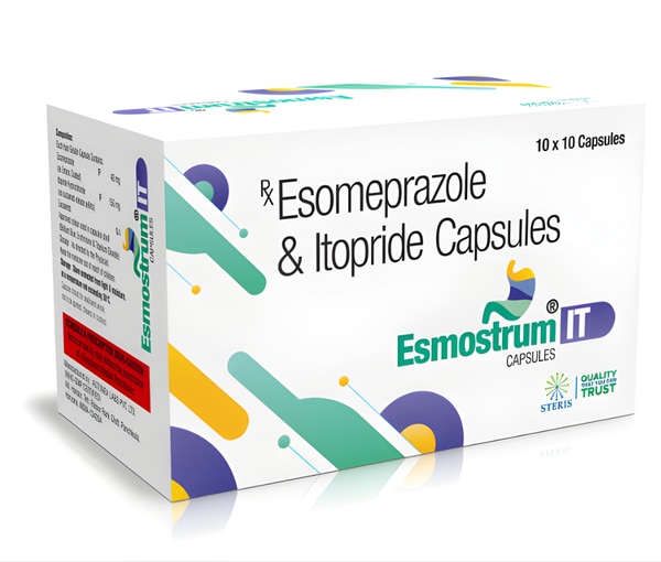 ESMOSTRUM IT: Comprehensive Product Guide
Product Overview
ESMOSTRUM IT is an advanced pharmaceutical formulation that combines two potent active ingredients—Esomeprazole and Itopride—to provide comprehensive relief from gastrointestinal disorders. This dual-action medication represents a significant advancement in the management of acid-related digestive conditions and motility disorders. By combining a proton pump inhibitor with a prokinetic agent, ESMOSTRUM IT addresses both the underlying causes and symptomatic manifestations of various digestive ailments, offering patients a complete therapeutic solution in a single, convenient dosage form.
The synergistic combination of Esomeprazole and Itopride makes ESMOSTRUM IT particularly effective for individuals suffering from gastroesophageal reflux disease (GERD), functional dyspepsia, and other conditions where both excessive acid production and impaired gastric motility contribute to discomfort and disease progression.
Active Pharmaceutical Ingredients
Esomeprazole
Esomeprazole is the S-isomer of omeprazole and belongs to the class of medications known as proton pump inhibitors (PPIs). It works by specifically and irreversibly blocking the hydrogen-potassium adenosine triphosphatase enzyme system (the proton pump) located in the gastric parietal cells. This mechanism effectively reduces gastric acid secretion, providing sustained relief from acid-related symptoms and allowing damaged esophageal and gastric tissue to heal.
Itopride
Itopride is a prokinetic agent that enhances gastrointestinal motility through a dual mechanism of action. It acts as both a dopamine D2 receptor antagonist and an acetylcholinesterase inhibitor. By blocking dopamine receptors, it removes the inhibitory effect of dopamine on gastrointestinal motility, while its acetylcholinesterase inhibition increases acetylcholine levels, further promoting coordinated gastric contractions and improved gastric emptying.
Therapeutic Uses and Indications
ESMOSTRUM IT is prescribed for a wide range of gastrointestinal conditions where both acid suppression and enhanced motility are therapeutically beneficial:
Gastroesophageal Reflux Disease (GERD)
ESMOSTRUM IT provides exceptional relief for patients suffering from GERD, a chronic condition where stomach acid frequently flows back into the esophagus. The esomeprazole component reduces acid production, while itopride improves the tone of the lower esophageal sphincter and accelerates gastric emptying, thereby reducing the frequency and severity of reflux episodes.
Functional Dyspepsia
For patients experiencing persistent or recurrent upper abdominal discomfort without an identifiable organic cause, ESMOSTRUM IT addresses multiple pathophysiological mechanisms. It relieves symptoms such as early satiety, postprandial fullness, epigastric pain, and bloating by normalizing gastric acid levels and improving gastric accommodation and emptying.
Peptic Ulcer Disease
ESMOSTRUM IT aids in the healing of gastric and duodenal ulcers by creating an optimal healing environment through sustained acid suppression. The prokinetic action of itopride helps prevent stasis of gastric contents, which can exacerbate ulcer symptoms.
Non-Ulcer Dyspepsia
Many patients experience dyspeptic symptoms without evidence of ulceration. ESMOSTRUM IT effectively manages these symptoms by addressing both acid hypersecretion and delayed gastric emptying, two key factors in non-ulcer dyspepsia.
Gastroparesis-Related Symptoms
In conditions where gastric emptying is significantly delayed, the itopride component of ESMOSTRUM IT helps restore more normal gastric motility patterns, reducing associated symptoms like nausea, vomiting, and abdominal distension.
Key Benefits and Advantages
Dual Mechanism of Action
The primary advantage of ESMOSTRUM IT lies in its comprehensive approach to gastrointestinal health. Rather than addressing only acid production or motility in isolation, this combination therapy tackles both aspects simultaneously, providing more complete symptom relief and better therapeutic outcomes.
Superior Acid Suppression
Esomeprazole offers more consistent and prolonged acid suppression compared to many other acid-reducing medications. It provides sustained relief throughout the day and night, allowing patients to experience fewer breakthrough symptoms and better quality of life.
Enhanced Gastric Motility
The itopride component specifically targets motility issues without crossing the blood-brain barrier significantly, meaning it provides prokinetic benefits with minimal central nervous system side effects. This results in improved gastric emptying, reduced bloating, and decreased feelings of fullness after meals.
Rapid Symptom Relief
Many patients experience noticeable improvement in their symptoms within the first few days of treatment with ESMOSTRUM IT. The combination therapy addresses multiple symptom pathways simultaneously, leading to faster and more comprehensive relief.
Improved Quality of Life
By effectively managing symptoms such as heartburn, regurgitation, nausea, bloating, and early satiety, ESMOSTRUM IT significantly enhances patients' daily functioning and overall well-being. Patients report better sleep quality, improved dietary tolerance, and reduced anxiety related to their digestive symptoms.
Convenient Dosing
The combination of two active ingredients in a single formulation improves medication adherence by reducing pill burden. Patients appreciate the simplicity of taking one medication instead of multiple separate preparations.
Mucosal Healing Properties
Beyond symptom relief, ESMOSTRUM IT promotes actual healing of damaged esophageal and gastric mucosa. The reduced acid environment created by esomeprazole allows inflamed and eroded tissue to regenerate properly.
Reduced Risk of Complications
By effectively controlling acid reflux and improving gastric emptying, ESMOSTRUM IT helps prevent potential complications of chronic GERD, such as esophageal strictures, Barrett's esophagus, and respiratory complications from aspiration.
Dosage and Administration
ESMOSTRUM IT should be taken exactly as prescribed by a healthcare professional. Typically, the medication is administered orally, preferably before meals to optimize its therapeutic effects. The standard dosing regimen usually involves once or twice daily administration, though individual requirements may vary based on the severity of the condition and patient response.
The medication should be swallowed whole with water and should not be crushed, chewed, or split, as this may affect the drug's release mechanism and therapeutic efficacy. Patients should maintain regular dosing schedules to ensure optimal acid suppression and motility enhancement throughout the day.
Side Effects and Safety Considerations
Like all medications, ESMOSTRUM IT may cause side effects in some individuals, though not everyone experiences them. Understanding potential adverse effects helps patients identify and report concerning symptoms promptly.
Common Side Effects
Gastrointestinal Effects: Some patients may experience diarrhea, constipation, abdominal pain, nausea, or flatulence, particularly during initial treatment. These effects are usually mild and often resolve as the body adjusts to the medication.
Headache: Mild to moderate headaches occur in a small percentage of patients and typically diminish with continued use.
Dizziness: Some individuals may experience lightheadedness or dizziness, particularly when standing up quickly.
Dry Mouth: Reduced saliva production may occur, leading to oral dryness and discomfort.
Less Common Side Effects
Skin Reactions: Rash, itching, or other dermatological manifestations may develop in sensitive individuals.
Sleep Disturbances: Some patients report insomnia or unusual dreams while taking the medication.
Increased Prolactin Levels: Itopride may cause mild elevation in prolactin levels, though clinical manifestations are rare.
Taste Alterations: Changes in taste perception or metallic taste may occur temporarily.
Serious Side Effects (Rare)
While uncommon, certain serious adverse effects require immediate medical attention:

Severe allergic reactions including difficulty breathing, facial swelling, or severe skin reactions
Severe diarrhea that persists or contains blood
Irregular heartbeat or palpitations
Muscle weakness or pain
Seizures or tremors
Signs of liver problems including jaundice, dark urine, or persistent nausea

Long-Term Considerations
Extended use of proton pump inhibitors like esomeprazole has been associated with certain risks that patients should discuss with their healthcare providers:

Potential reduction in calcium, magnesium, and vitamin B12 absorption
Slightly increased risk of bone fractures with prolonged use
Possible increased susceptibility to certain gastrointestinal infections
Rare cases of kidney problems

Regular monitoring and periodic assessment by healthcare professionals help minimize these risks while maintaining therapeutic benefits.
Precautions and Contraindications
Patients should inform their healthcare provider about all existing medical conditions, particularly liver disease, kidney problems, osteoporosis, low magnesium levels, or any gastrointestinal bleeding. ESMOSTRUM IT may interact with certain medications, including blood thinners, antifungals, HIV medications, and certain antibiotics. A complete medication review ensures safe and effective therapy.
Pregnant or breastfeeding women should only use ESMOSTRUM IT under strict medical supervision, as the safety profile in these populations requires careful consideration of potential risks and benefits.
Lifestyle Recommendations
For optimal therapeutic outcomes, patients taking ESMOSTRUM IT should complement their medication regimen with appropriate lifestyle modifications:

Avoid trigger foods that exacerbate acid reflux, such as spicy foods, citrus, chocolate, caffeine, and alcohol
Maintain a healthy body weight to reduce abdominal pressure
Eat smaller, more frequent meals rather than large portions
Avoid lying down immediately after eating; wait at least two to three hours
Elevate the head of the bed if nighttime symptoms occur
Quit smoking, as tobacco use significantly worsens reflux symptoms
Manage stress through relaxation techniques, as stress can exacerbate digestive symptoms

Conclusion
ESMOSTRUM IT represents a sophisticated and effective pharmaceutical solution for individuals struggling with complex gastrointestinal disorders involving both acid hypersecretion and impaired motility. By combining the powerful acid-suppressing capabilities of esomeprazole with the prokinetic benefits of itopride, this medication offers comprehensive symptom management that addresses the multifaceted nature of digestive disorders.
