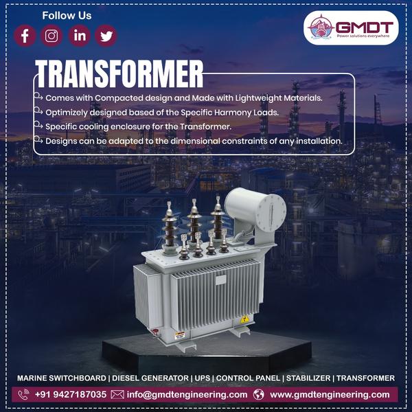 ⚡ Power Transformer in Muscat | Reliable Grid & Industrial Power by GMDT EngineeringIn Muscat and across Oman, stable and efficient power transmission is essential for utilities, industries, and fast-growing infrastructure. GMDT Engineering supplies Power Transformers in Muscat engineered for high efficiency, long service life, and dependable performance under hot, coastal, and continuous-duty conditions.Our power transformers are widely used in utilities, substations, industrial plants, and EPC projects across Muscat, Sohar, Duqm, Salalah & major power corridors, ensuring smooth and secure power flow from generation to end use ⚙️🔌🔹 Why Choose Power Transformer from GMDT Engineering ⚡⚡ High-efficiency core design for reduced energy losses🌡️ Tropical & coastal-rated construction for Oman’s climate🛡️ Robust insulation & protection systems for long-term reliability🔧 Heavy-duty mechanical strength for grid & industrial duty📐 Customized ratings & voltage classes as per project needs🧪 Routine & type-tested transformers with full documentation📜 IEC / IS compliant manufacturing for global acceptance🔹 Power Transformer – Technical Specifications ⚙️⚡ Capacity Range: 1 MVA to 200+ MVA🔌 Voltage Class: Up to 220 kV and above🔄 Frequency: 50 Hz / 60 Hz🧰 Type: Oil-filled Power Transformer🌡️ Cooling: ONAN / ONAF / OFAF🛡️ Insulation: Mineral Oil / Ester Oil (optional)📊 Tap Changer: OLTC / OCTC🔹 Applications in Muscat & Oman 🏭⚡ Utility transmission & distribution substations🏗️ Infrastructure & EPC power projects🏭 Large industrial plants & manufacturing units🛢️ Oil & gas, refinery & petrochemical facilities🏢 Commercial complexes & utility networks🚧 Ports, desalination & water treatment plants🏆 Why Oman Clients Trust GMDT Engineering 🌍🌍 Strong export experience across GCC & Middle East🧪 Factory-tested transformers with complete test reports🚛 Export-grade packing & secure logistics to Muscat🔧 Project-specific engineered power transformer solutions🤝 Trusted partner for utilities, EPC contractors & consultants🔹 End-to-End Engineering & Support Services 🔧📐 Load study & transformer sizing assistance📄 GA drawings, SLDs & approval documentation🛠️ Installation, testing & commissioning guidance🔁 Long-term technical & after-sales support📞 Contact GMDT Engineering – Power Transformer Supplier in Muscat (Oman)📧 Email: svs@gmdtengineering.com📱 Mobile: +91-9909939829