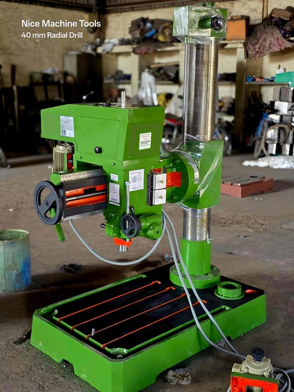 Distance from Spindle to Column : 400-950 Diameter of Column 171Spindle Taper : MT-4Spindle Travel : 180Spindle Speed Range. 80-1400RPM Spindle Speed Series 8 Range of Spindle Feeds : 0.5/0.8Distance From Spindle to Working Surface Base : 280-970MMDimension of Work Table : 380X290X290Dimension of Base 1200X760X170Overall Size 1350X900X2150 Power of main motor 2HP Gross weight/net weight : 1200X1000