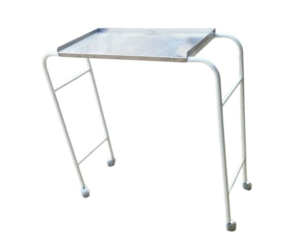 Specifications:•Overall Size: 42 L X 16 WX 39 H inches•Rectangular frame work mounted on 5 cm castors•S.S. top 30 X 16 inches• Finish: Pre-treated and Epoxy Powder CoatedHospital  Furniture Manufacturer in India/Gurgaon/Delhi NCRBest Medical furniture supplier/Manufacture in Gurgaon/Delhi NCRHospital Medical Equipments supplier/Manufacture in Gurgaon/Delhi NCR