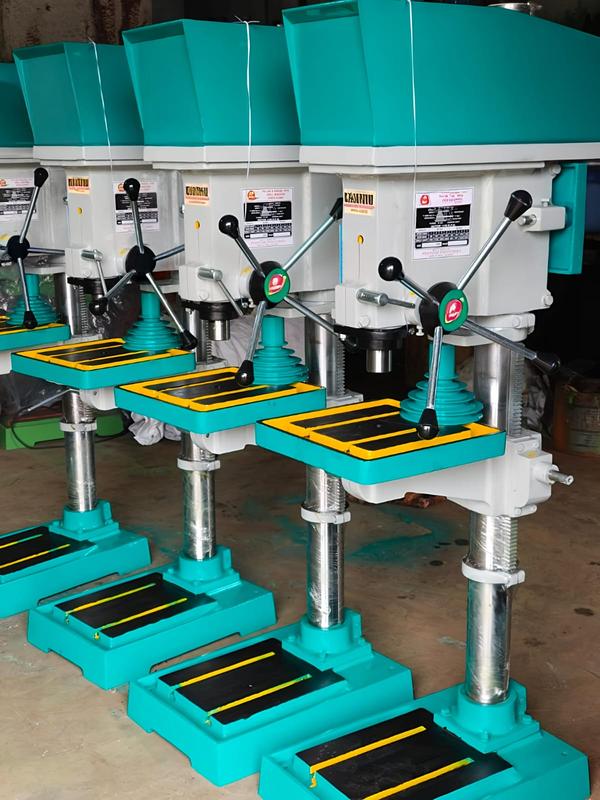 20 Mm pillar Drill Machine MT 3 Spindle With 3 pH 1 Hp Motor Swich, Belt, Drill chuk , Arbour, Complete fitted