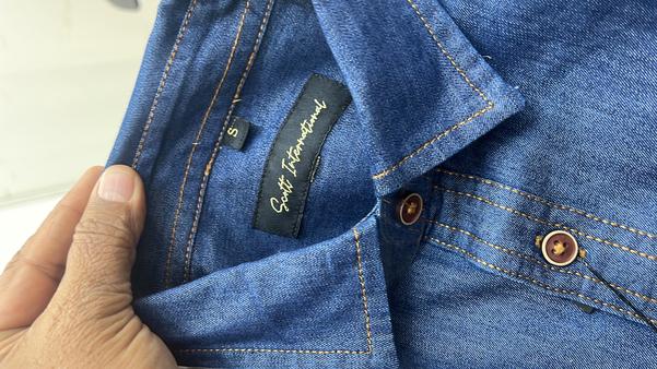 Denim shirt for corporate uniform. All sizes are available, banding facilities available. 