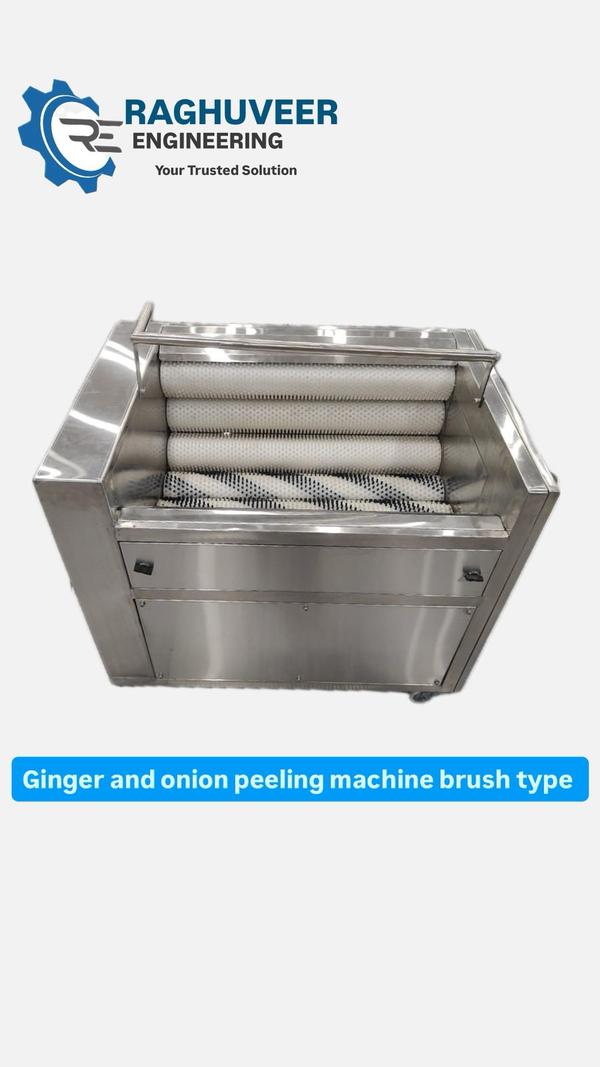 Automatic Ginger Peeling Machine ManufacturersWe are also supply in Andhra Pradesh, Arunachal Pradesh, Assam, Bihar, Chhattisgarh, Goa, Gujarat, Haryana, Himachal Pradesh, Jharkhand, Karnataka, Kerala, Madhya Pradesh, Maharashtra, Manipur, Meghalaya, Mizoram, Nagaland, Odisha, Punjab, Rajasthan, Sikkim, Tamil Nadu, Telangana, Tripura, Uttar Pradesh, Uttarakhand, and West BengalCapacity 100 kg/hrProduct To Be Peeled GingerType Dry TypeAutomation Grade AutomaticUsage/Application IndustrialMaterial Stainless SteelElectricity Phase Three PhaseVoltage 380 VFrequency 50 HzCountry of Origin Made in IndiaWe are successfully meeting the varied requirements of our clients by providing the best quality range of Ginger Peeling Machine