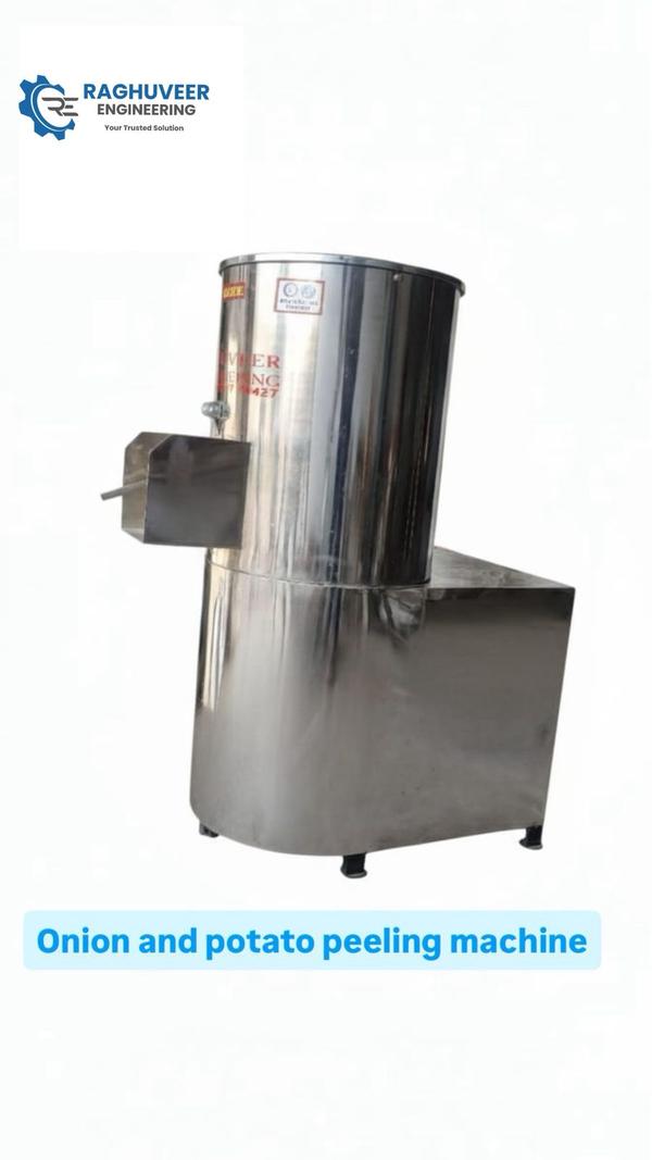 Ginger Peeling Machine ManufacturersWe are also supply in Andhra Pradesh, Arunachal Pradesh, Assam, Bihar, Chhattisgarh, Goa, Gujarat, Haryana, Himachal Pradesh, Jharkhand, Karnataka, Kerala, Madhya Pradesh, Maharashtra, Manipur, Meghalaya, Mizoram, Nagaland, Odisha, Punjab, Rajasthan, Sikkim, Tamil Nadu, Telangana, Tripura, Uttar Pradesh, Uttarakhand, and West BengalCapacity	200 kg/hrType	Wet TypeAutomation Grade	AutomaticUsage/Application	IndustrialMaterial	SS 304Electricity Phase	Three PhaseCountry of Origin	Made in IndiaWelcome to RAGHUVEER ENGINEERING - Your Trusted Partner for All Types Of Food Processing Solutions!  Looking for the perfect Ginger peeling machine for your processing needs? You've come to the right place! At RAGHUVEER ENGINEERING, we specialize in designing, manufacturing, and delivering high-quality Ginger peeling machines that streamline your production process and enhance efficiency.  Product Features: Cutting-edge technology for precise and efficient peeling Stainless steel construction for durability and hygiene User-friendly interface for easy operation Customizable options to suit your specific requirements Compact design for space-saving installation Our Range of Machines: 10kg to 30kg/hr : Ideal for small-scale operations or restaurant kitchens. 50kg to 100kg/hr : Perfect for medium-sized production facilities. 150 to 1000kg/hr : Designed for large-scale industrial processing.  Why Choose [Manufacturer Name]? Over 19 years of experience in the industry. Dedicated customer support team to assist you every step of the way. Global shipping options available for worldwide delivery. Comprehensive warranty coverage for peace of mind.  Contact Us Today! Ready to revolutionize your garlic peeling process? Contact us today to learn more about our products and how they can benefit your business. Don't settle for anything less than the best – choose RAGHUVEER ENGINEERING for all your garlic & All types of Food Processing.
