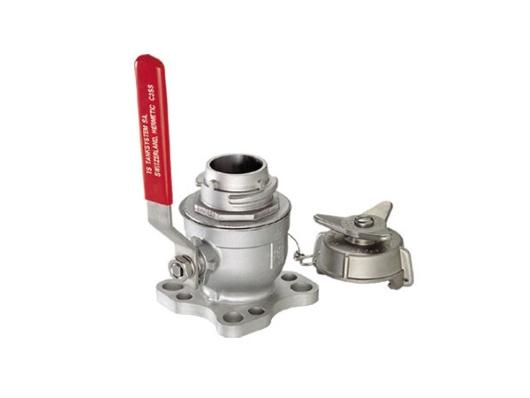 HERMetic Compact valves C2-SS-SECSame valve as HERMetic Compact valve C2-SS-BL except a doubly lockedsecurity cover which prevents any water ingress and protects againtsinadvertent opening. The cover is secured to the valve with a stainless steelcable. Specially designed for hazardous chemicals.*Option: Special handle for pad lock.Weight: 5,4 kgMaterials: Stainless steel AISI 316, PTFE seats