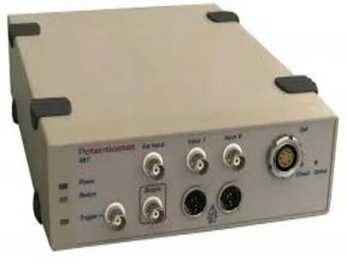 THe ER466 Integrated Potentiostat System is our most popular potentiostat model, being ideal for cyclic, linear sweep, and most analytical pulse voltammetric experiments, either in the research or teaching laboratory. It also functions as a galvanostat, ZRA (zero resistance ammeter), and high impedance voltmeter (electrometer).Voltammetric techniques are performed with EChem software. Constant potential, or current, experiments are performed with Chart software. Connection to a Windows XP or later computer is via a USB cable.
