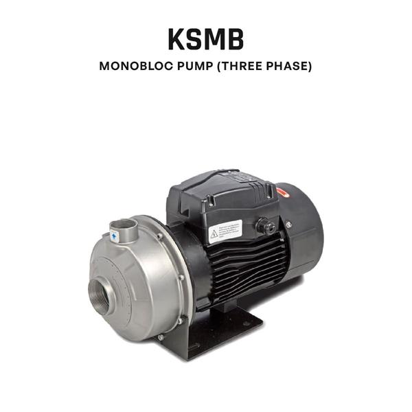 Kirloskar Stainless Steel Monobloc Pump, KSMB 532+, 5 HP, Three Phase, 415 Volts, Size 50mm X 32mm