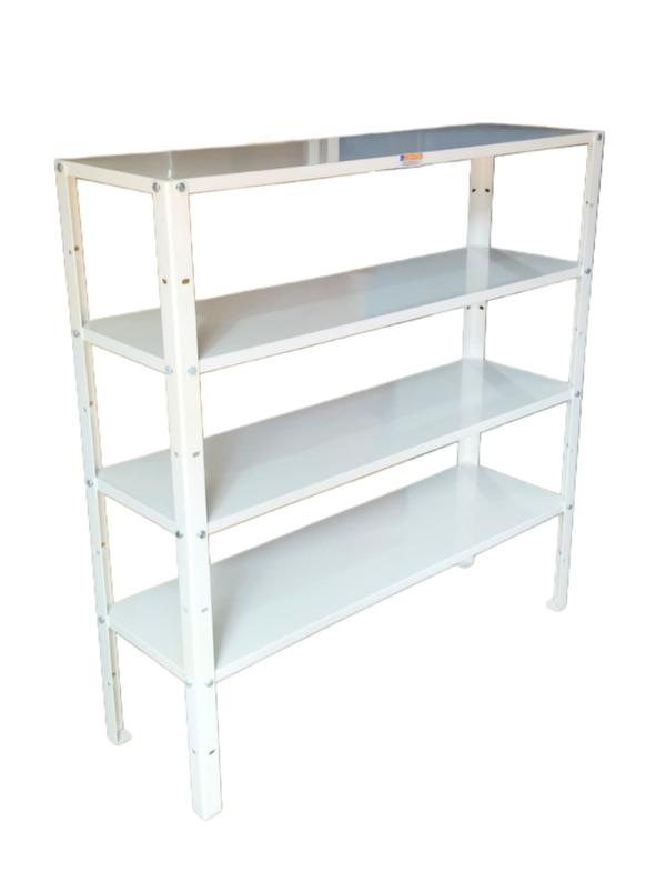 Specification:-Shelves made from M.S. sheetLenth: 46“Width: 14”Height: 48