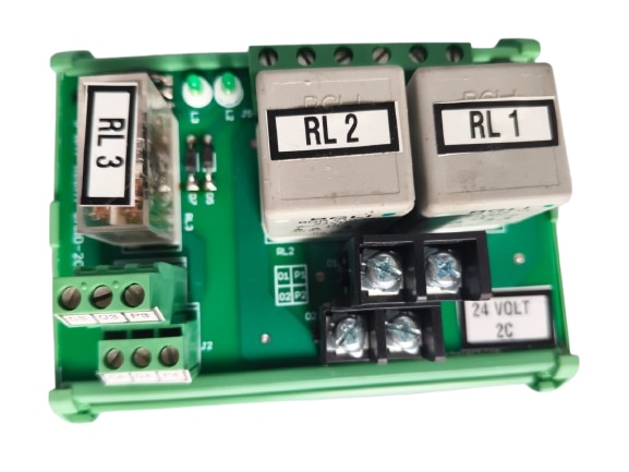 ITEM : RELAY CARD 3 O/P 2C 24 V / MAKE:  / MODEL : / PART NO:  / WEIGHT :  GRAMS / PSC: S49 / PCC: IBOO X 1125