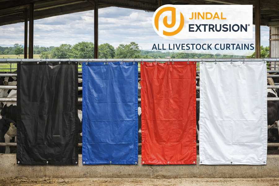 Livestock Curtains are heavy-duty, weather-resistant HDPE laminated tarpaulin sheets designed to act as adjustable sidewall protection systems for dairy, poultry, and livestock sheds.They provide controlled ventilation, temperature regulation, and protection against harsh weather, creating a comfortable and hygienic environment that improves animal health, growth, and productivity.