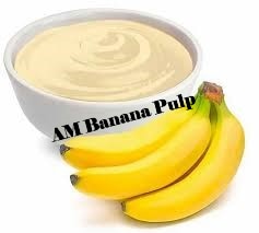 AM Banana Pulp is a premium-quality fruit ingredient made from carefully selected ripe bananas known for their natural sweetness, creamy texture, and rich aroma. Only high-grade fruits are chosen to ensure consistent flavor and superior pulp quality. The pulp captures the authentic taste of fresh bananas, delivering pure fruit goodness suitable for both commercial and household applications.The production process follows strict hygienic standards. Bananas are washed, sorted, peeled, and processed using advanced pulping technology to preserve natural color, flavor, and nutrients. Seeds, fibers, and impurities are removed to achieve a smooth, uniform texture. Gentle processing extends shelf life while maintaining freshness, without adding artificial colors or preservatives.AM Banana Pulp is highly versatile and widely used across the food and beverage industry. It is ideal for smoothies, milkshakes, baby foods, desserts, ice creams, yogurts, bakery fillings, confectionery, and ready-to-drink beverages. Its creamy consistency ensures easy blending and reliable performance in industrial production as well as kitchen use.