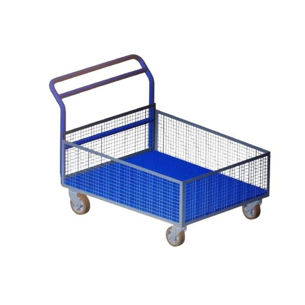 Mild Steel Platform Trolley, For Industrial, Load Capacity: 100-150 Kg