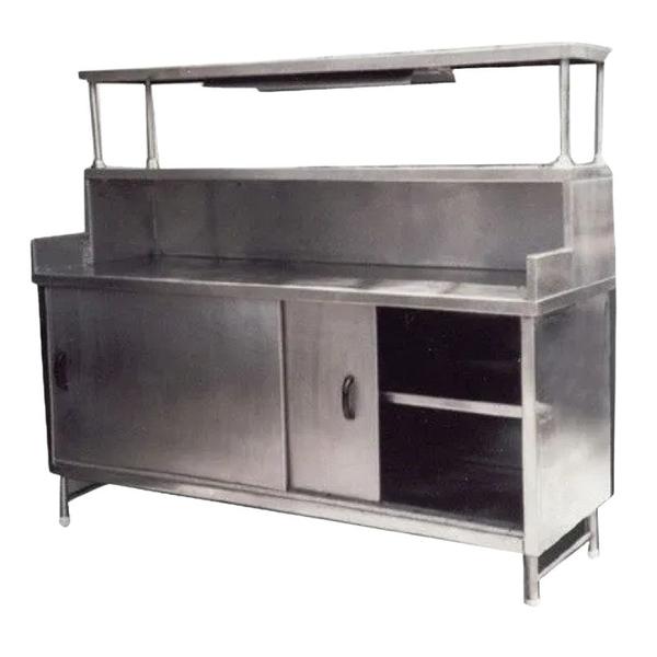CaunterProduct SpecificationsMaterial :- Stainless SteelStyle :- NewNo. Of Shelves :- 1 selfColor :- silverAvailability :- In StockView in Hindi :- सिल्वर स्टेनलेस स्टील सर्विस काउंटरProduct DetailsPrice :- Excluding all taxesShips from :- VadodaraShipping :- As per delivery location