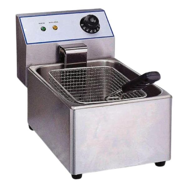 These products are made from the best quality raw material & ultra-modern technology in complete compliance with the set industrial normsProduct SpecificationCapacity :- 6-8 litresBrand :- Shree ChamundaFinishing :- PolishedWeight :- 4-5 kgMaterial :- Stainless SteelAvailability :- In StockView in Hindi :- इलेक्ट्रिकल डीप फ्रायर, क्षमता: 6-8 लीटरShipping InformationPrice :- Excluding all taxesShips from :- VadodaraShipping :- As per delivery location