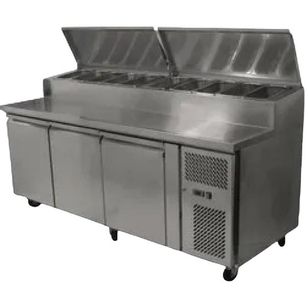 Single Door Top Freezer Pizza Sandwich Refrigerator, Number Of Shelves: 3, Capacity: 300 Ltr