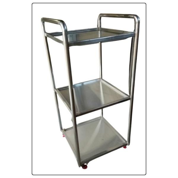 These products are made from the best quality raw material & ultra-modern technology in complete compliance with the set industrial normsProduct SpecificationMaterial :- Stainless SteelNo of Wheel :- 4Material Grade :- SS 304Brand :- Shree ChamundaFinishing :- PolishedAvailability :- In StockShipping InformationPrice :- Excluding all taxesShips from :- VadodaraShipping :- As per delivery location