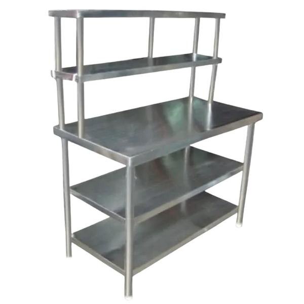 Product SpecificationsUsage/Application :- AllSurface Finish :- PolishedDesign Type :- CustomizedMaterial :- Stainless SteelFinishing :- PolishedBrand :- Shree ChamundaMaterial Grade :- SS 304Availability :- In StockView in Hindi :- स्टेनलेस स्टील पॉलिश्ड SS सर्विस टेबलShipping InformationPrice :- Excluding all taxesShips from :- VadodaraShipping :- As per delivery location