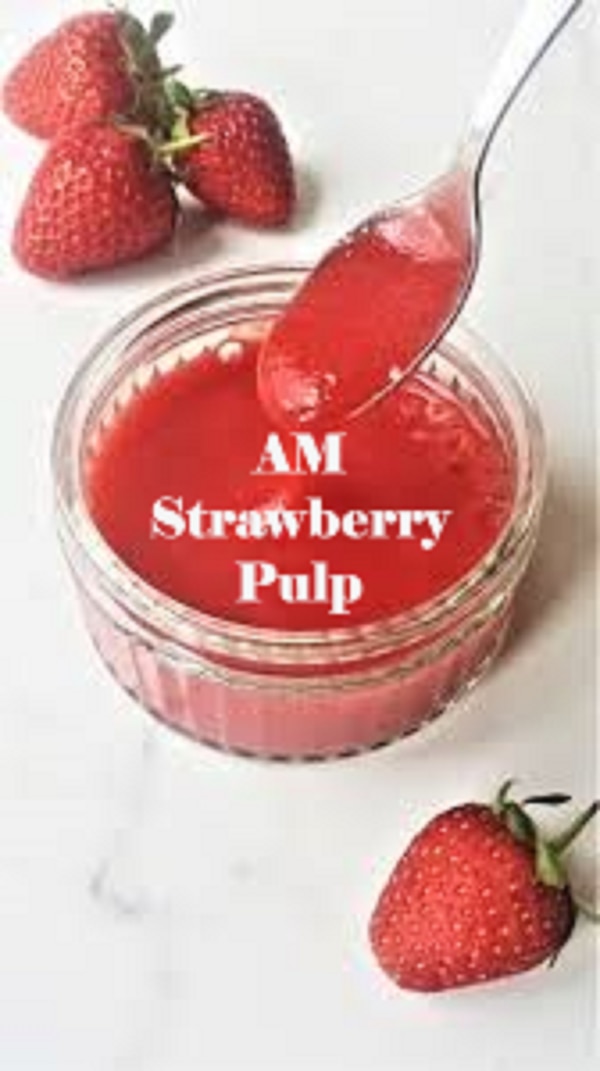 AM Strawberry Pulp is a premium fruit pulp made from ripe, carefully selected strawberries to deliver natural sweetness, vibrant color, and authentic berry flavor. Hygienically processed without artificial colors or preservatives, it maintains pure fruit freshness and a smooth texture. Ideal for juices, desserts, milkshakes, bakery fillings, and ice creams, it ensures consistent quality and easy blending. Packed in food-grade packaging for long shelf life, it offers a convenient, ready-to-use solution for both home and commercial applications at a great value price.The product is packed in high-quality food-grade packaging designed to protect flavor, color, and texture during storage and transport. This packaging prevents contamination and preserves freshness even during long distribution cycles. Businesses benefit from dependable quality and minimal product loss.