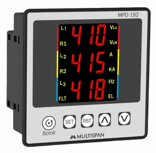 Multispan MPD 192 Motor Protection Relay₹ 1,500/PieceGet Latest PriceMinimum Order Quantity: 10 PieceCurrent Rating	5AVoltage	24 VRelay Type	Motor Protection RelayMounting Type	Wall MountedBrand	MultispanFrquency	50 HzIs It CE Certified	YesModel No.	MPD 192Product Description :Voltage – 24VOperates on a 24-volt supply, offering low-voltage control suitable for automation systems and enhanced user safety in industrial settings.Relay Type – Motor Protection RelayDesigned to protect motors from overloads, phase failures, and faults, ensuring equipment longevity and reliable system performance.Mounting Type – Wall MountedEasily installed on walls, allowing for convenient access, space-saving configurations, and optimal integration into control panels or enclosures.Brand – SiemensManufactured by Siemens, a globally recognized leader in electrical engineering, known for high-quality, durable, and technologically advanced products.Frequency – 50 HzEngineered to operate seamlessly in 50 Hz electrical systems, suitable for standard power grids across many international markets.