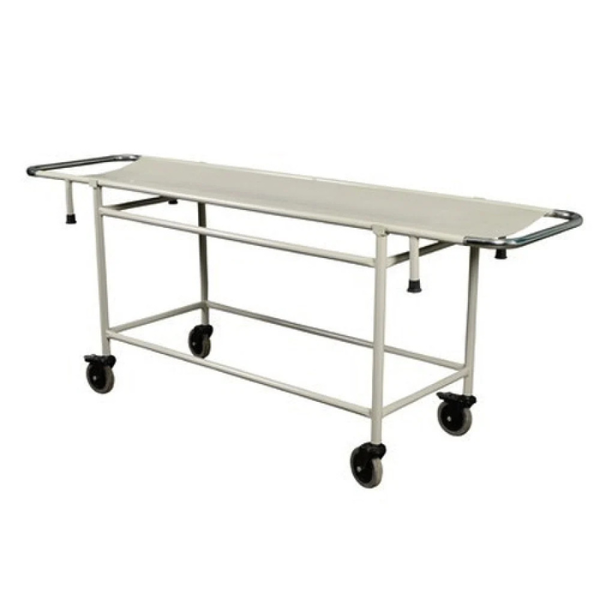 Hospital White Patient Stretcher Trolley, Size: 6ft X 2ft X 3ft