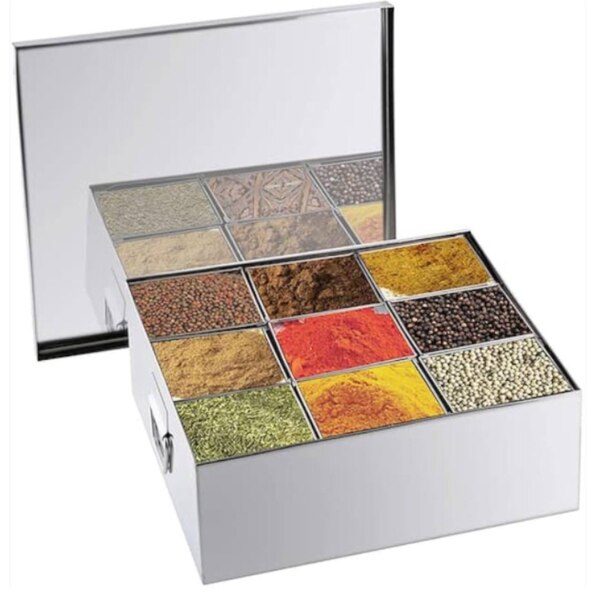 Stainless Steel Masala Peti , Capacity: 250 mL