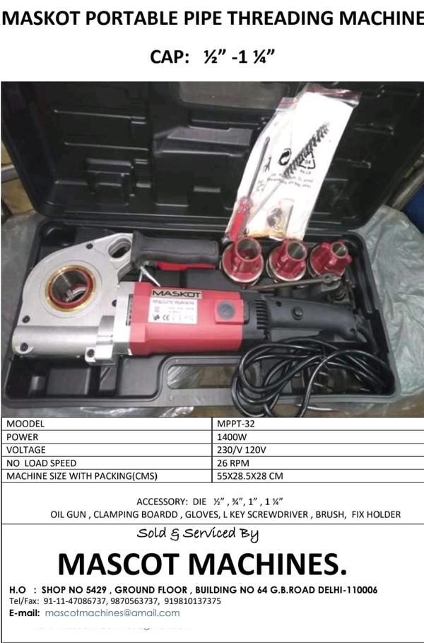 Portable Pipe Threading Machines