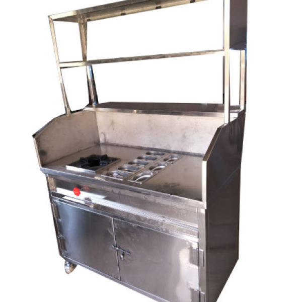 silver Stainless Steel Dosa Service Counter