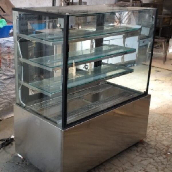 Stainless Steel White Cash Desk Counter