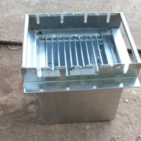 Silver Stainless Steel Ss Barbecue Grill