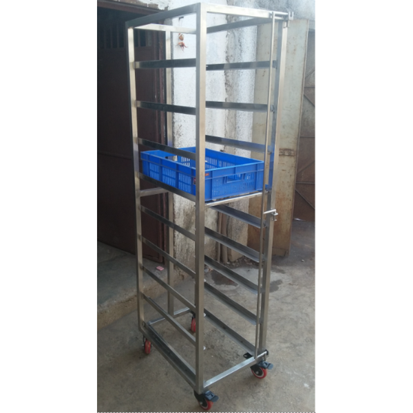 Shree Chamunda plat Basket Utility Trolley , For Industrial