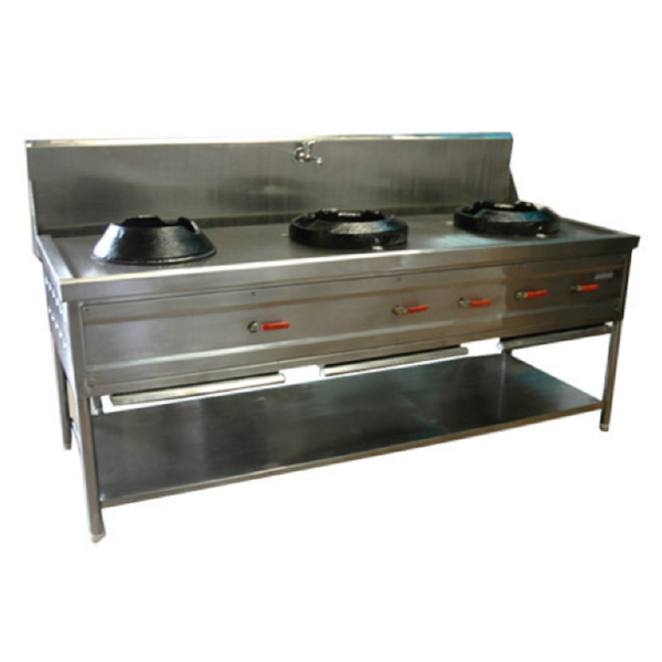 Shree Chamunda Three Burner Gas Stove , For Hotel