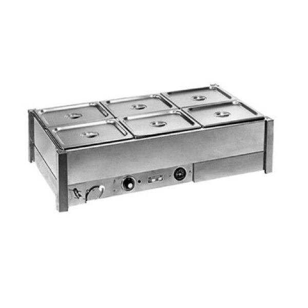 Single Fase Stainless Steel Food Warmer Steam Table , For Commercial, Capacity: Gn Pan Nos -1 Capacity 9 Ltr