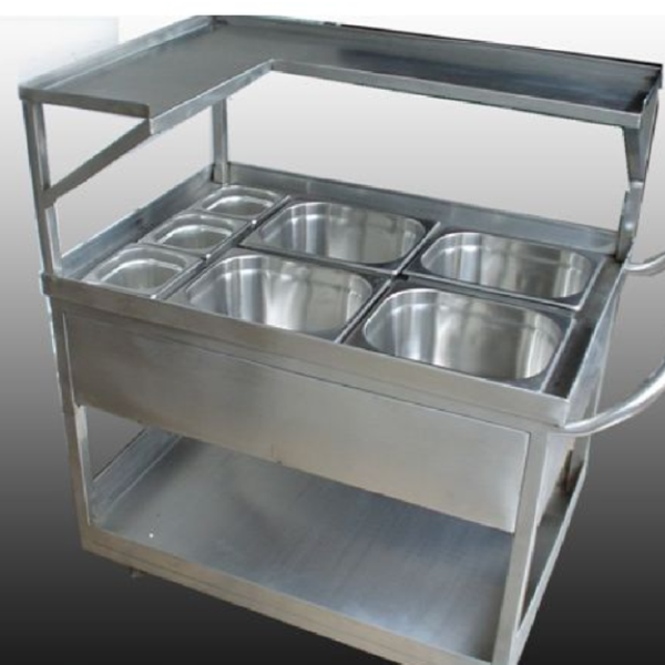 Stainless Steel Hospital Food Trolley