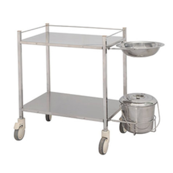Stainless Steel Serving Trolley