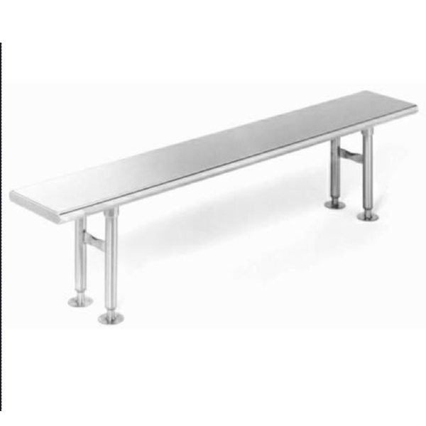 Steel Rectangular Ss Bench , For Restaurant