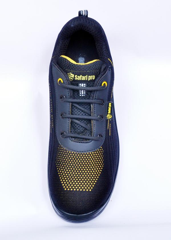 Flyknit Sporty look Safety shoes with Carbon Fiber Tie cap ISI mark IS15298 Part 2 and EN20345 ISO 20345 SRC Certified Safety shoes 